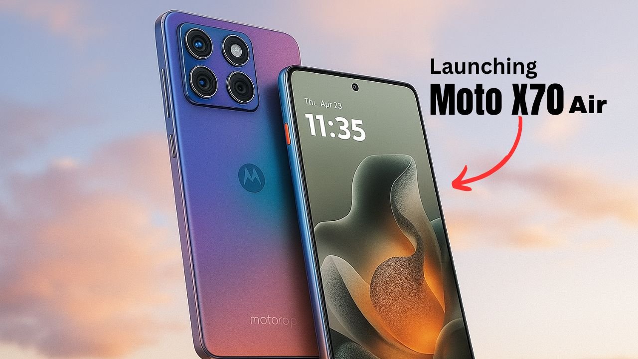 Moto X70 Air, 120W Charging, 2K Display, and Cloud Intelligence